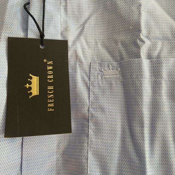 Men’s Periwinkle Dress Shirt - Picture 3 of 6